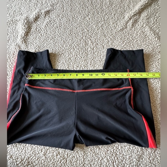 Bally Capri Leggings Black and Orange Size XL - Picture 2 of 8